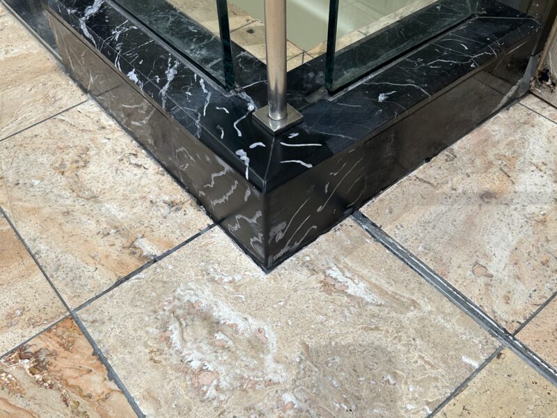 Black Marble Tile Restoration at Luxury Shopping Destination in North Atlanta gallery image