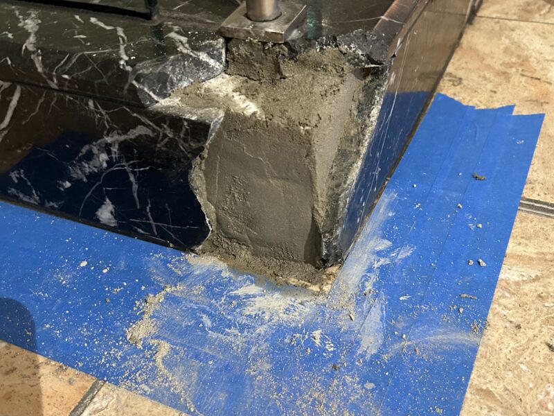 Black Marble Tile Restoration at Luxury Shopping Destination in North Atlanta gallery image