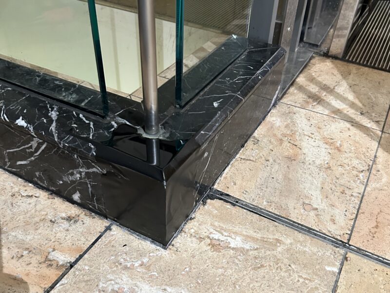 Black Marble Tile Restoration at Luxury Shopping Destination in North Atlanta gallery image