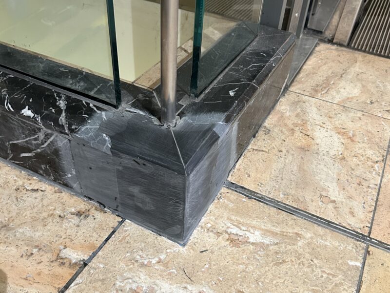 Black Marble Tile Restoration at Luxury Shopping Destination in North Atlanta gallery image